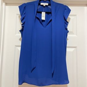 NWT Loft ladies blouse - blue size L